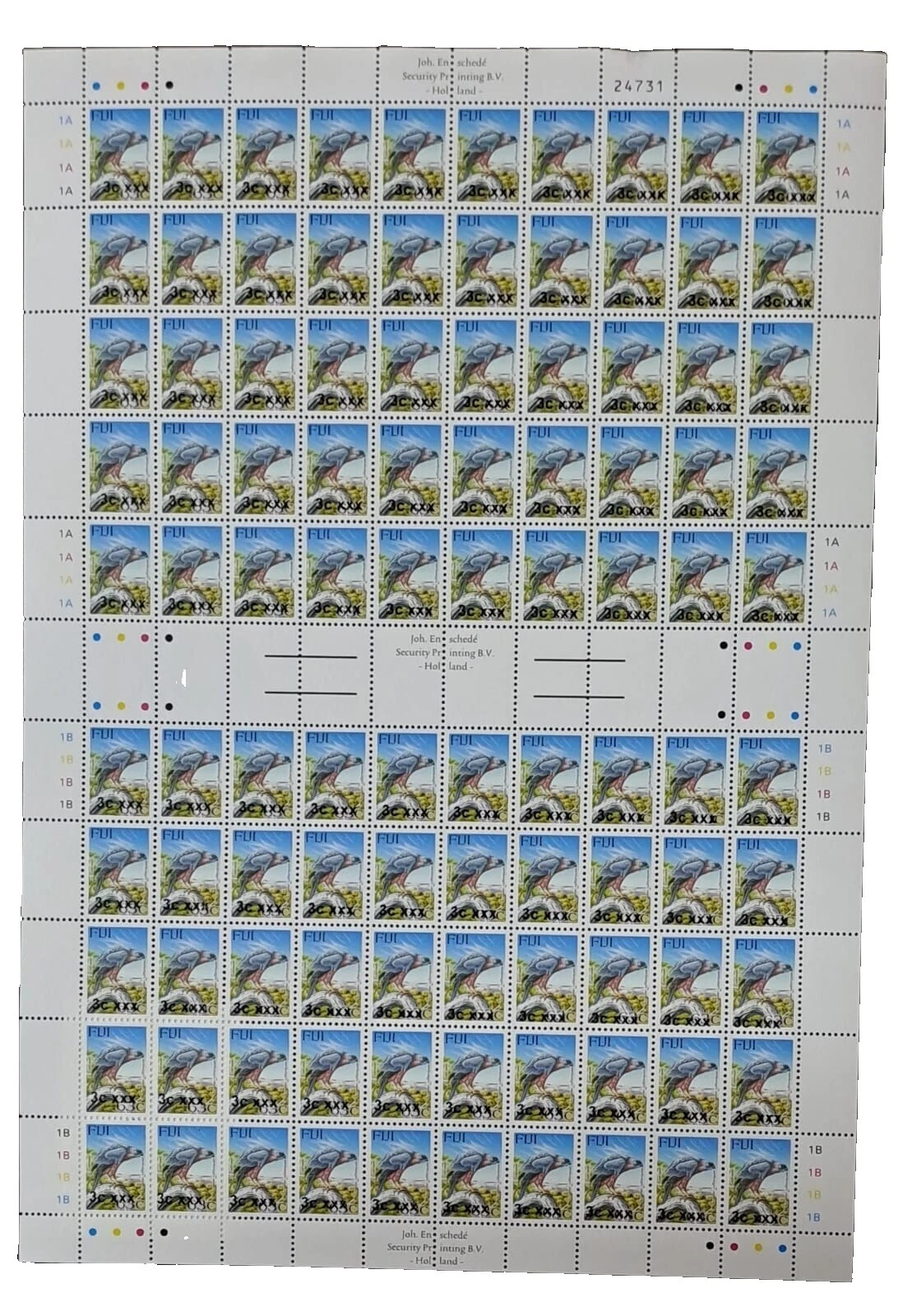 En excelente estado nunca abisagrado/estampillada sin montar o nunca montada Sellos Hoja Completa