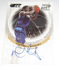 2001-02 Topps TCC Chapions & Contenders Autograph Donnell Harvey