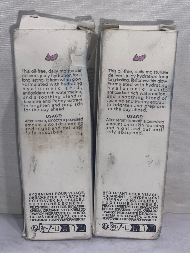 Lot Of 2- Glow Recipe Mini Watermelon Glow Pink Juice Moisturizer 25ml Each - Image 4 of 4