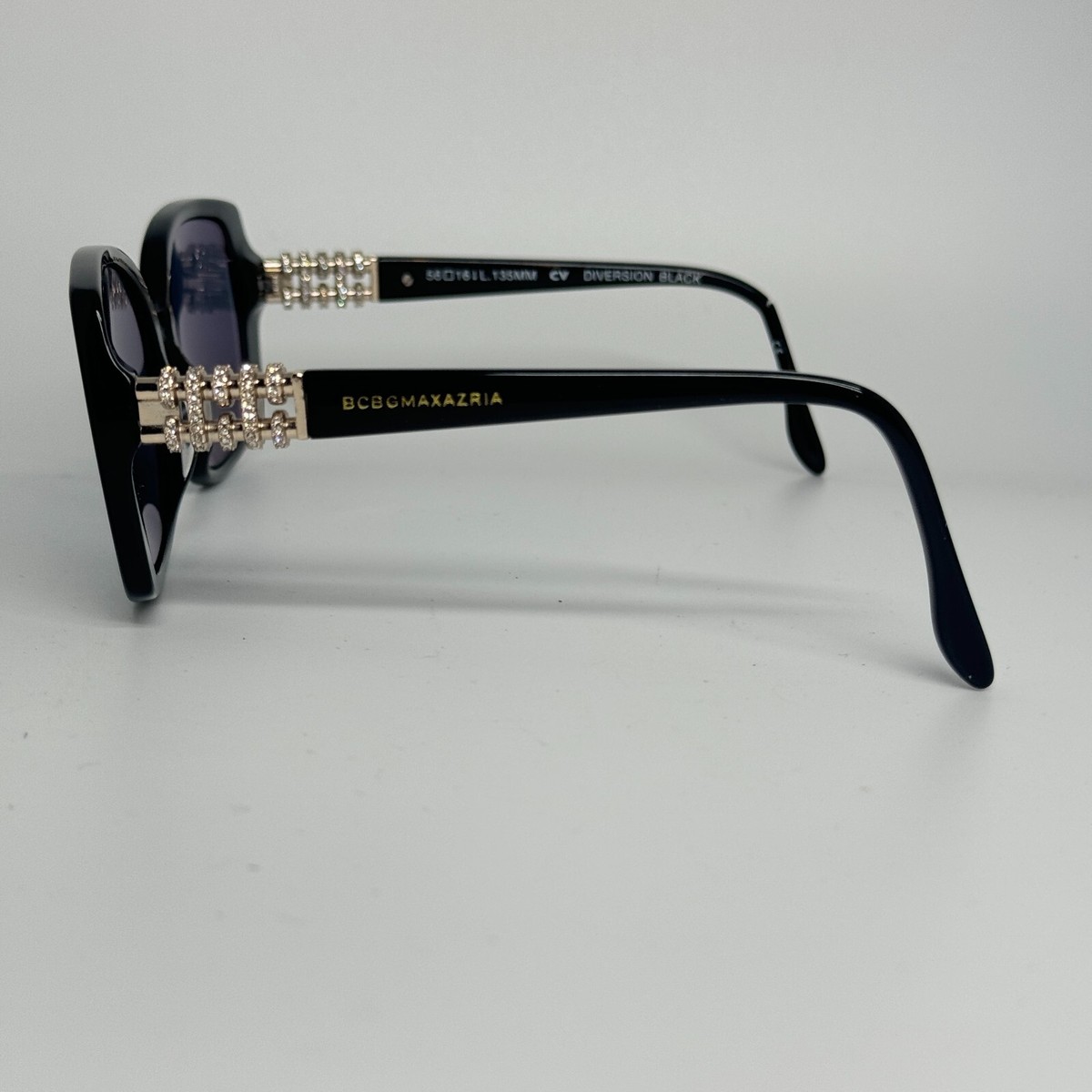 BCBGMAXAZRIA DIVERSION Black Eyeglasses Frame 56-16-135mm 
