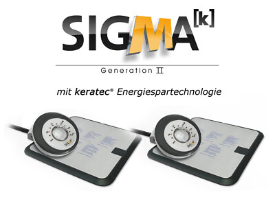 Wasserbettheizung - 2x Sigma K  - Keramikheizung - Heizelement für Wasserbetten