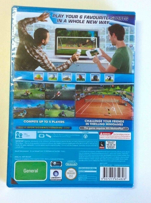 SPORTS CONNECTION game for Wii U (NEW SEALED OZI) party games kids toys Nintendo - Image 2 of 4