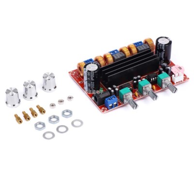 XH-M139 2.1 channel digital power amplifier board 12V-24V wide voltage TPA3116D2