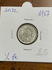 Scegli 1/2 Franco Svizzera dal 1898 al 1967 argento Conf. Elvetica SILVER SWISS