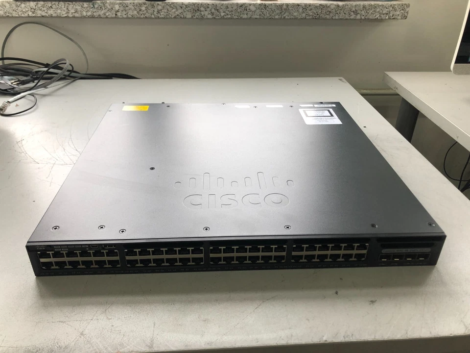Cisco WS-C3650-48PD-S Catalyst 3650 48 Port PoE 2x10G Uplink IP Base