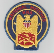Large NRA National Matches Shooting Embroidered Patch