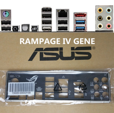 FOR ASUS RAMPAGE IV GENE IO I/O Shield Back Plate NEW Shield Backplate