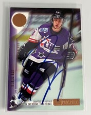 2001-02 Upper Deck CHL Prospects Game Used Derek Roy #11 Auto Autograph Signed