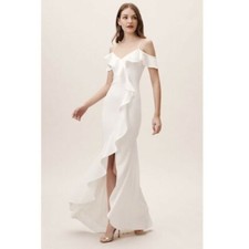 Anthropologie x BHLDN Lafayette Dress Ivory Size 16 New without tag MSRP $230