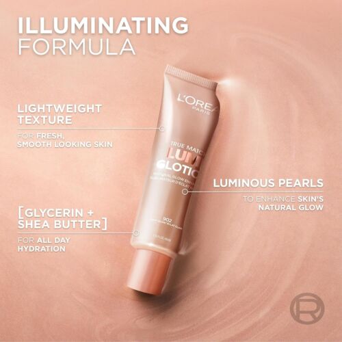 Loreal True Match Lumi Glotion, Natural Glow Enhancer 901/902/903/904 Brand New - Picture 4 of 14