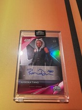 topps 2024 chrome black auto rosario dawson auto 1/5