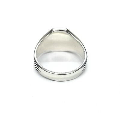 Men's Jerusalem Cross Ring - 925 Sterling Silver - Rose Gold Finish - Christian Symbol Jewelry - Size 11