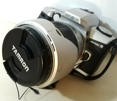 MINOLTA Maxxum 5 + TAMRON AF 28-200 SUPER ZOOM ASPHERICAL MACRO  LENS MODEL A03S