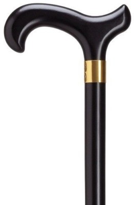 Harvy Gastrock Exquisite Black Derby Handle Wood WALKING CANE FOR  MEN 36'' Long