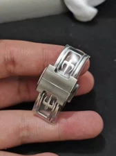 Replacement SS Deployment Buckle Clasp Fits Patek Philippe 5712 Rubber Strap