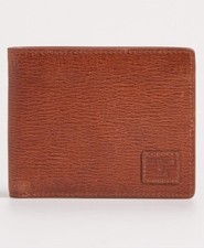 Superdry Mens Contactless Card Blocking ID Benson Boxed Bi Fold Wallet - TAN