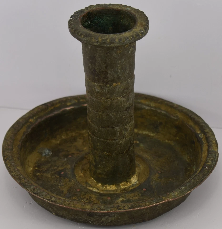 Castiçal otomano árabe islâmico antigo raro Iêmen - Imagem 2 de 4