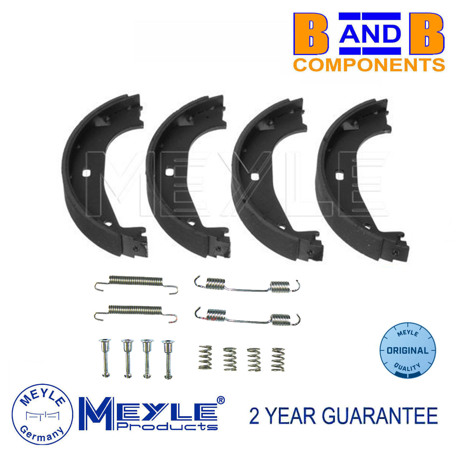 HANDBRAKE PARKING SHOES & FITTING KIT BMW E36 & Z3 MEYLE A1208