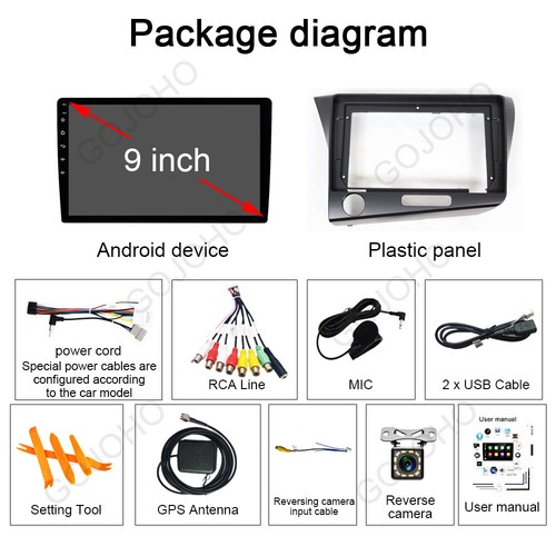 64GB Apple CarPlay For Honda CRZ CR-Z 2010-2016 Android 13 Car Stereo Radio Navi - Afbeelding 5 van 21
