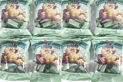 Trader Joe's Ginger Chews THE GINGER PEOPLE 5oz Original 2,4,6,8 Packs You Pick