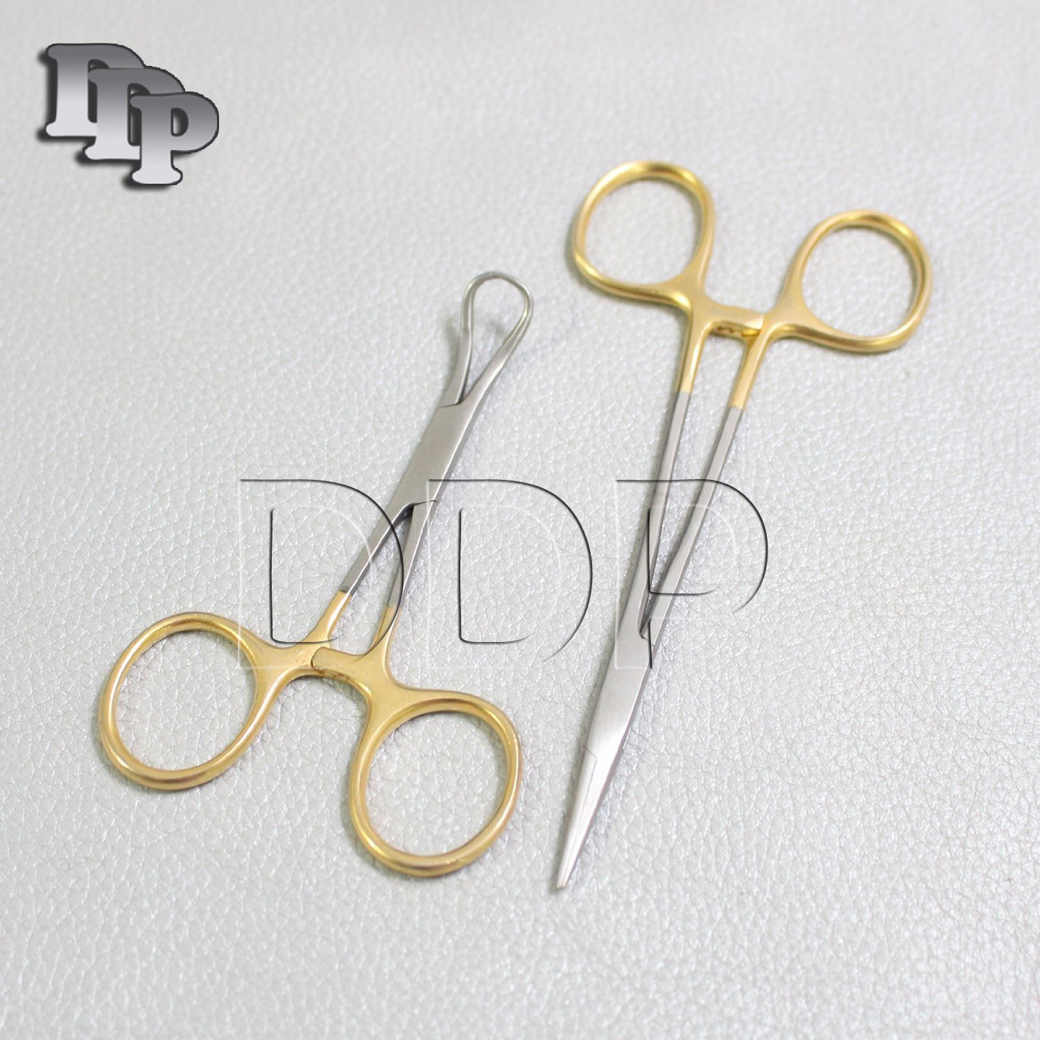 2 Pinces Backhaus Chirurgicales / à Serviette - Grade O.R. - Tailles 3.5" Et 5.25" - Finition Satin