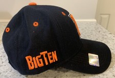 NOS VTG Rare Embroidered Big Ten University Illinois Adjustable Licensed Hat