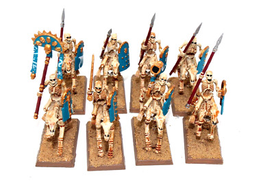 Warhammer Tomb Kings Skeleton Horsemen Well Painted JYS92