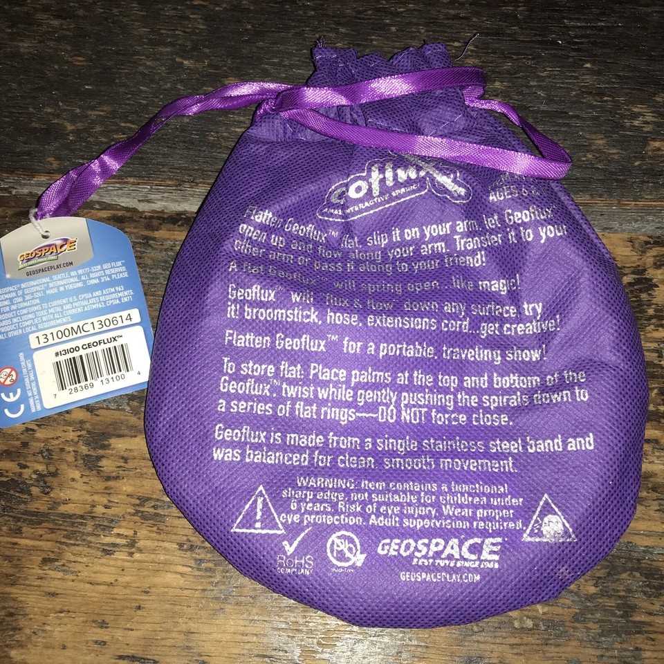 Geospace Geoflux Mesmerizing 3D Kinetic Interactive Spring Toy -BRAND ...