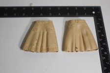 VTG Marx Johnny West Best of the West Josie Janice West White Skirt Lot of 2