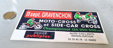 Sticker/sticker/ rally moto cross/side car cross (GRAVENCHON)