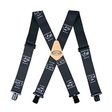 Men's Suspenders Fully Elastic 2 inch Wide X back Heavy Duty Work Classic Car