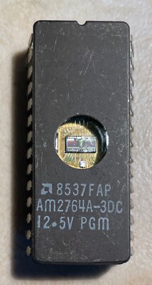 27C64 2764 EPROM 64K=8Kx8Bit UV-&Eacute;rased Unprogramm&eacute;