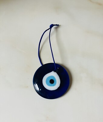 Turkish Glass Blue Evil Eye Wall Hanging Ornament Turkish Nazar Beads Evil Eye