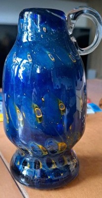 Schöne  Blaue Vase von Eisch