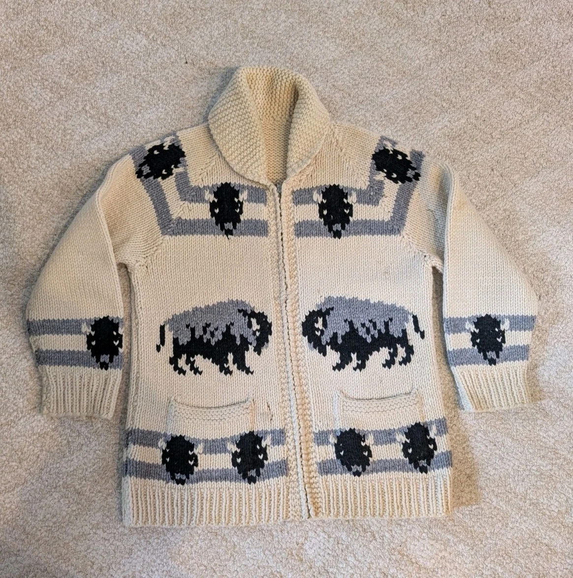 Cowichan Sweater In Men's Vintage Sweaters for sale | eBay