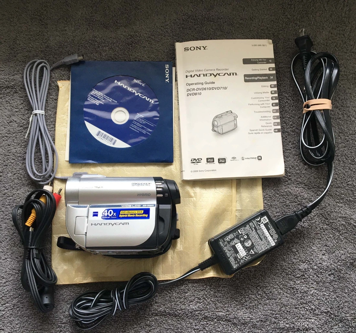 SONY Handycam Carl Zeiss 40倍ズーム Sony Handycam – 40x Digital Zoom Camcorder – Hard to Find Camera Store
