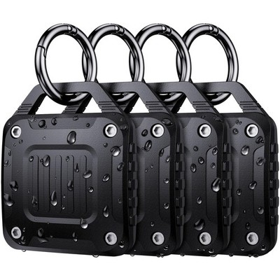 4Pack IPX8 Waterproof for AirTag Holder Case Keychain, Screw Lock  Rugged Cas...