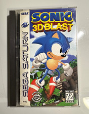 SEGA Sonic 3D Blast Complete w/ Manual NTSC-U/C 1996 for Sega Saturn