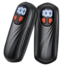 Hand Warmers Rechargeable 2 Pack, 6000mAh Electric Hand Warmers, 5-Level Black