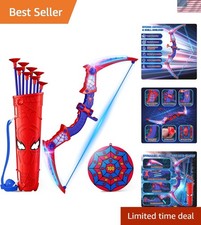 Ultimate Spider Adventure Bow Arrow Set with Suction Cup Arrows for Kids