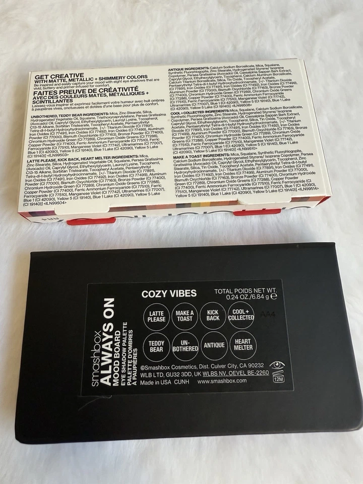 Smashbox Always On Mood Board Eyeshadow Palette Cozy Vibes 0.23 oz Authentic - Image 4 of 4
