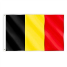 5X3FT Belgium Flag Large Belgian National World Cup Football Sports Fan Support