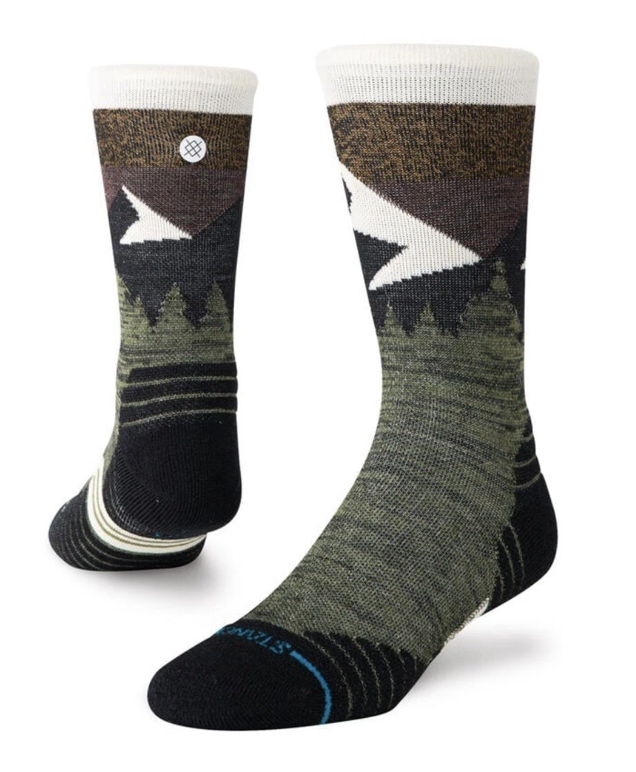 Stance Merino Mid Wool Performance Crew Height Socks Men’s Size Large 9-12 NWT
