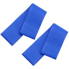 2pcs Fitness Rally Bands Pracle Resistence Bands Stretch Pull Strap (Blu)