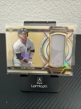 2021 Topps Triple Threads Single Jumbo Relics Gold Clint Frazier #7/9 New York