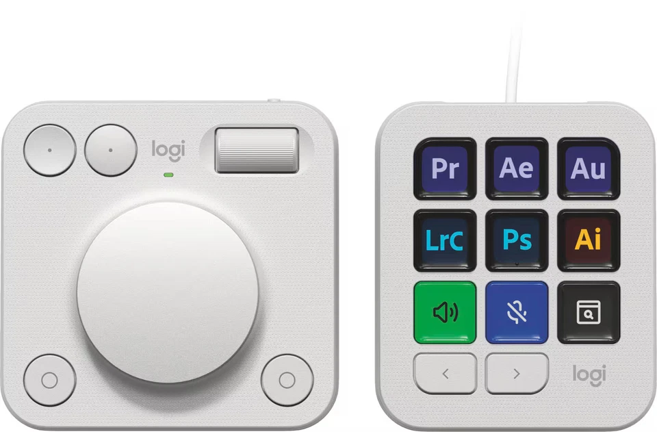 Logitech - MX Creative Console Programmable Keypad with 9 Customizable Keys