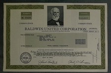 10 X Baldwin-United Corporation 1980er je 100.000 shares