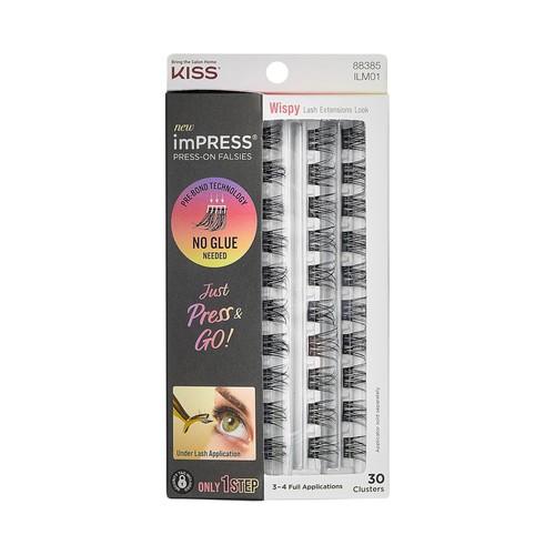 Kiss Impress False Eyelashes, Lash Clusters, Falsies, 'Wispy', 10mm-14mm, Includ at eBay
