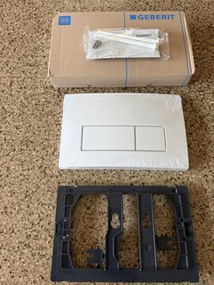 Geberit Flush Plate White Delta 50 115.105.11.5