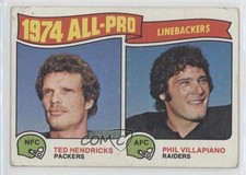 1975 Topps 1974 All-Pro Phil Villapiano Ted Hendricks #217 HOF 0h70